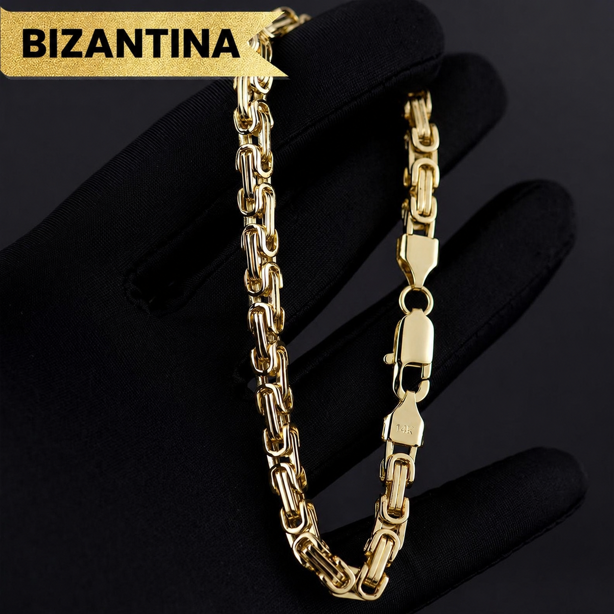 Deus® Pulsera Bañada en Oro 14K